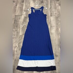New York & Company Royal Blue Maxi Dress
